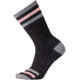 Smartwool Striped Hike Medium Crew Sock - Women's -Charcoal-Large