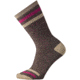 Smartwool Striped Hike Medium Crew Sock - Women's -Taupe-Large