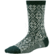 Smartwool Traditional Snowflake Medium Crew Sock - Women's-Bottle Green-Medium
