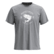 Smartwool Trout Fishing Short Sleeve Graphic Tee, Light Gray Heather, Small, SW002596545100S000