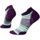 Smartwool Women's PhD Run Ultra Light Striped Micro Socks, Bordeaux, Small, SW000771590-S