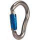 SMC Jake HMS Force Twist Lock Carabiner, Grey/Blue, Small, 63021