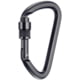 SMC Kinetic Screw Lock Carabiner, Black, Small, NFPA103007