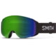 Smith 4D Mag S Googles, ChromaPop Sun Green Mirror, Black, M007600JX99MK