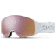Smith 4D Mag S Low Bridge Fit Googles, ChromaPop Everyday Rose Gold Mirror , White Chunky Knit, M007610OR99M5