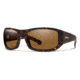 Smith Bauhaus Sunglasses, Matte Dark Amber Tort Frame, Brown Lens, 201930N9P54L5