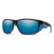 Smith Freespool Mag Sunglasses, Black Imperial Blue Frame, Chromapop Blue Mirror Lens, 20152080764QG