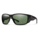 Smith Freespool Mag Sunglasses, Matte Black Frame, Chromapop Gray Green Lens, 20152000364L7