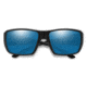 Smith Guides Choice XL Sunglasses, Matte Black Frame, ChromaPop Glass Polarized Blue Mirror Lens, 20444800363QG