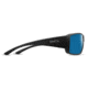 Smith Guides Choice XL Sunglasses, Matte Black Frame, ChromaPop Glass Polarized Blue Mirror Lens, 20444800363QG