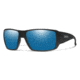 Smith Guides Choice XL Sunglasses, Matte Black Frame, ChromaPop Glass Polarized Blue Mirror Lens, 20444800363QG
