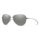 Smith Langley Sunglasses, Silver Frame, ChromaPop Polarized Platinum Mirror Lens, 23344401060OP