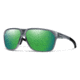 Smith Leadout PivLock Sunglasses, Cement Crystal Frame, ChromaPop Green Mirror Lens, 20419808A63X8