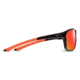Smith Leadout PivLock Sunglasses, Matte Black Cinder Frame, ChromaPop Red Mirror Lens, 204198RC263X6