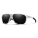 Smith Leadout PivLock Sunglasses, White Frame, ChromaPop Black Lens, 2041980BK631C