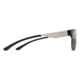 Smith Lowdown Metal Sunglasses, Matte Black/Silver Frame, ChromaPop Polarized Gray Green Lens, 204930TI754L7