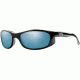 Smith Optics Maverick Black Frame Sunglasses with Polarized Blue Mirror Gray Techlite Glass Lenses MRGPUGMBK