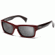Smith Optics Chemist Sunglasses with Red Bordeaux Frame, Gray Lens S-G7F