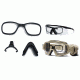 Smith Elite Goggle/Eyeshield Rx System, Black Single ELRXKIT