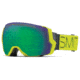 Smith Optics I/O 7 Goggle Acid Block Frame/Green Sol-X/Red Sensor Lens IE7NXABL15