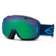 Smith Optics I/O Snow Goggles - Navy Frame w/ Green Sol X and Red Sensor Lens IO7NXNV13