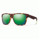 Smith Optics Lowdown Xl Sunglasses, Matte Tortoise Neon Frame, Sun Green Mirror Lens, LXCMGMMTN