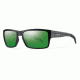 Smith Optics Outlier Sunglasses, Matte Black Frame, Polarized Green Sol-X Lens, Polarized, OUPPGMMB