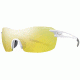 Smith Optics Pivlock V90 Max Sunglasses White Frame Yellow Mirrorignitorclear Carbonic Tlt Vmpcylmwt