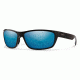 Smith Optics Ridgewell Sunglasses, Black Frame, Polarized Blue Mirror Lens, Polarized, RIGPUGMBK