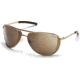 Smith Optics Serpico Sunglasses with Gold frames and Brown lenses