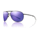 Smith Optics Serpico Sunglasses - Matte Black Frame, Deep Purple Mirror Carbonic TLT SEPCPRMMB