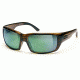 Smith Optics Touchstone Sun Glasses - Brown Stripe Frames, Polarized Green Mirror Lenses