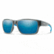 Smith Outback Sunglasses, Cloud Grey Fade Frame, Chromapop Polarized Blue Mirror Lens, 201262KB759QG