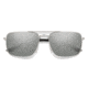 Smith Outcome Sunglasses, Matte Silver Frame, Polarized Platinum Mirror Lens, 204061CTL59XN