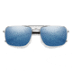Smith Outcome Sunglasses, Silver Frame, ChromaPop Polarized Blue Mirror Lens, 20406101059QG