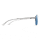 Smith Outcome Sunglasses, Silver Frame, ChromaPop Polarized Blue Mirror Lens, 20406101059QG