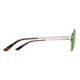 Smith Prep Sunglasses, Gold Frame, Polarized Green Mirror Lens, 203240J5G535Z