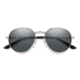 Smith Prep Sunglasses, Silver Frame, Polarized Grey Lens, 20324001053M9