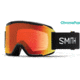 Smith Squad Goggle - Mens, Black Frame, ChromaPop Everyday Red Mirror Lens, One Size, SQD2CPEBK19