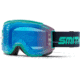 Smith Squad MTB Goggle, ChromaPop Contrast Rose Flash Lens, Jade/Indigo, M0084101O990N