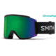 Smith Squad XL Goggle - Mens, Black Frame, ChromaPop Sun Green Mirror Lens, One Size, SQX2CPSBK19