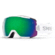 Smith Vice Goggle-White-Green Sol-X Mirror