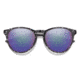 Smith Wander Sunglasses, Black Marble Frame, ChromaPop Polarized Violet Mirror Lens, 204931GBY55DF