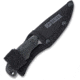 Smith &amp; Wesson Copperhead Small Fixed Blade Knives, 2.25 in, 7CR17MOV Stainless Steel, Black, Rubber, 1085953
