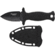 Smith &amp; Wesson HRT Fixed Blade Boot Knife, 2in, High Carbon Stainless Steel, Rubberized Handle, Black, 1182571