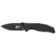 Smith &amp; Wesson M&amp;P Mp300cp Blk Folding Knives, 3.25 in, 8Cr13MoV Stainless Steel, Black, Aluminum, 1085897
