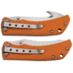 Smith &amp; Wesson Ot Orange Clip Folder Pack, 2.88 in, 3Cr13 Stainless Steel, Orange, ABS, 1085927