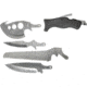 Smith &amp; Wesson Ot Switch-it Fixed Blade Knives, 7Cr17MoV High Carbon Stainless Steel, Black, 1085936
