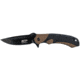Smith &amp; Wesson Ultra Glide Folding Knives, 3.5 in, 8Cr13MoV Stainless Steel, Drop Point, Black/FDE, Aluminum and Nylon, 1085909