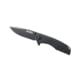Smiths BattlePlan Folding Knife, 3.35in, 420 Stainless Steel, Black Stonewash, Drop Point Blade, G10 Handle, Black, SP-50994